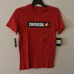 Nike Red Swoosh Graphic Tee